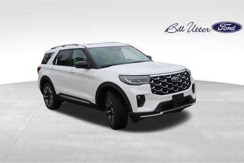 White 2026 Ford Explorer Platinum