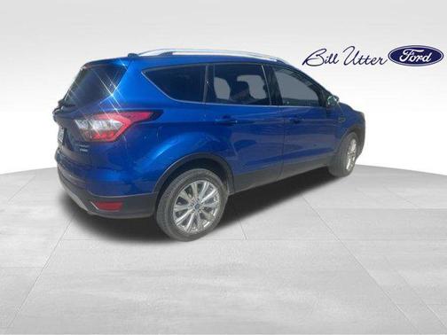 Lightning Blue Metallic 2017 Ford Escape Titanium