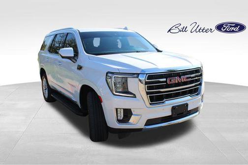 White Frost Tricoat 2023 GMC Yukon SLT