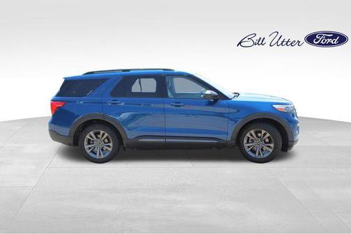 Atlas Blue Metallic 2021 Ford Explorer XLT