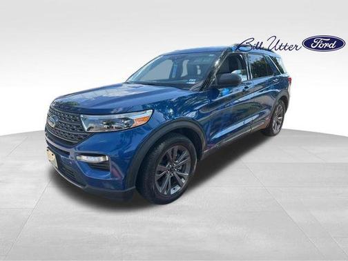Atlas Blue Metallic 2021 Ford Explorer XLT