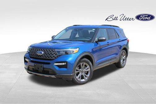 Atlas Blue Metallic 2021 Ford Explorer XLT