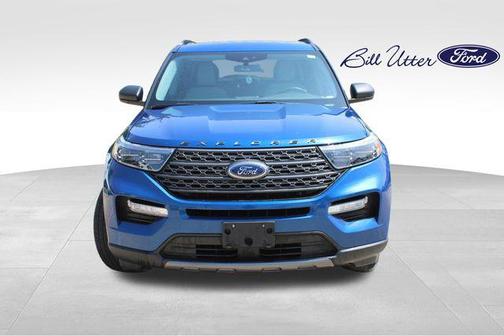 Atlas Blue Metallic 2021 Ford Explorer XLT
