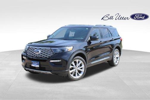AGATE BLACK METALLIC 2023 Ford Explorer Platinum