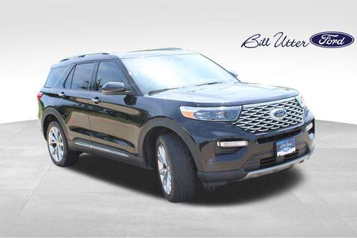 AGATE BLACK METALLIC 2023 Ford Explorer Platinum