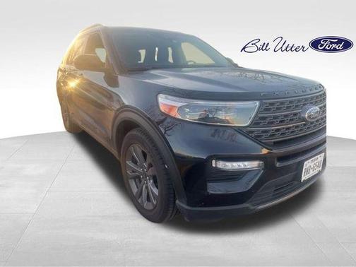 Agate Black Metallic 2022 Ford Explorer XLT