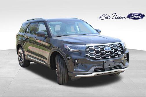 Agate Black Metallic 2026 Ford Explorer Platinum