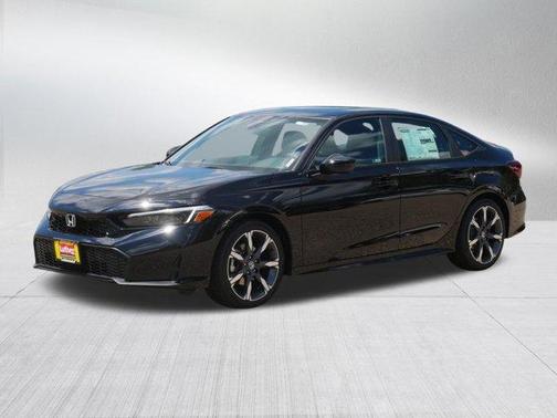 Crystal Black Pearl 2026 Honda Civic Hybrid Sport Touring