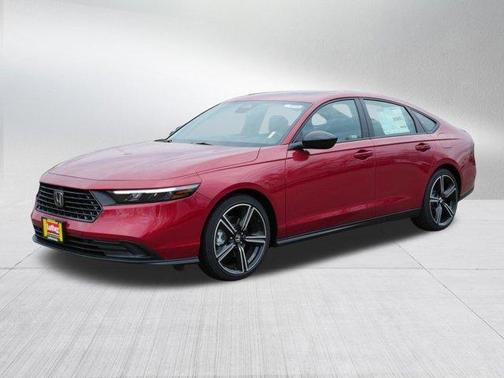 Radiant Red Metallic 2026 Honda Accord Hybrid Sport