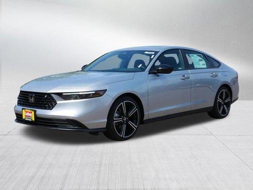 Solar Silver Metallic 2026 Honda Accord Hybrid Sport