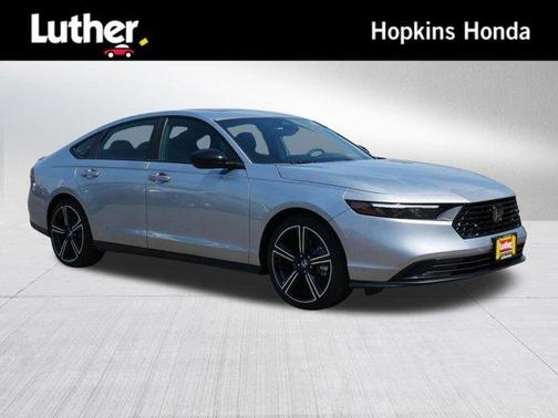 Solar Silver Metallic 2026 Honda Accord Hybrid Sport