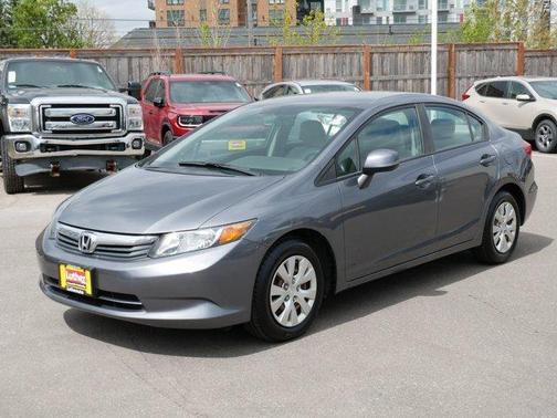 Polished Metal Metallic 2012 Honda Civic LX