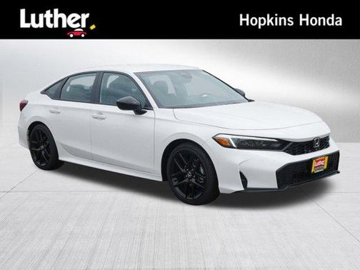 Platinum White Pearl 2026 Honda Civic Sport