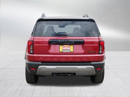 Radiant Red Metallic II 2026 Honda Passport TrailSport Blackout