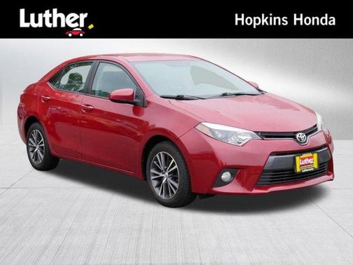 Barcelona Red Metallic 2016 Toyota Corolla LE Plus