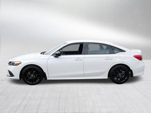 Platinum White Pearl 2023 Honda Civic Sport