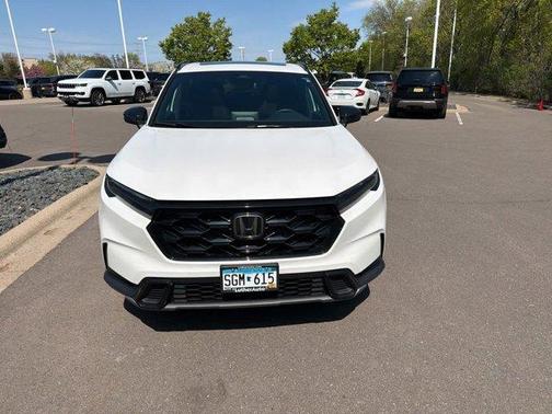 Platinum White Pearl 2025 Honda CR-V Hybrid Sport