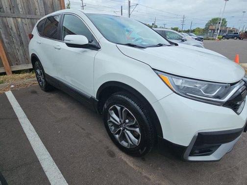 Platinum White Pearl 2021 Honda CR-V EX