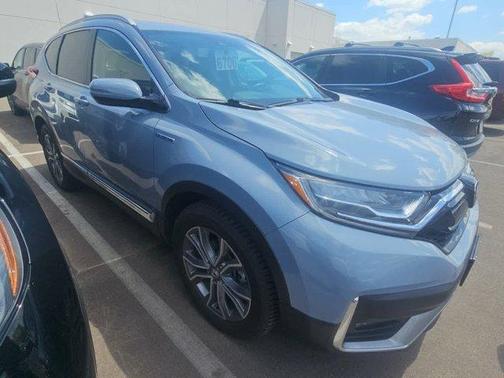 Sonic Gray Pearl 2021 Honda CR-V Hybrid Touring