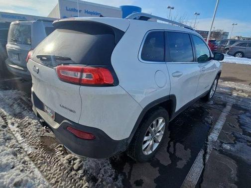 Bright White Clearcoat 2015 Jeep Cherokee Limited