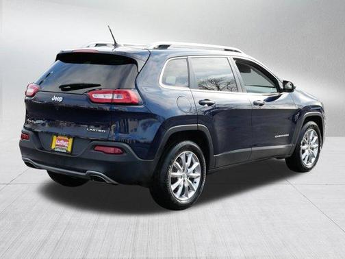 True Blue Pearlcoat 2015 Jeep Cherokee Limited