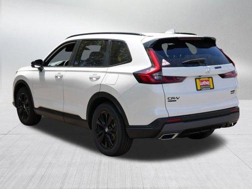 Platinum White Pearl 2026 Honda CR-V Hybrid Sport Touring