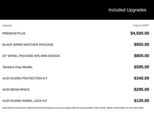 Tambora Gray Metallic 2025 Audi Q5 2.0T quattro Premium
