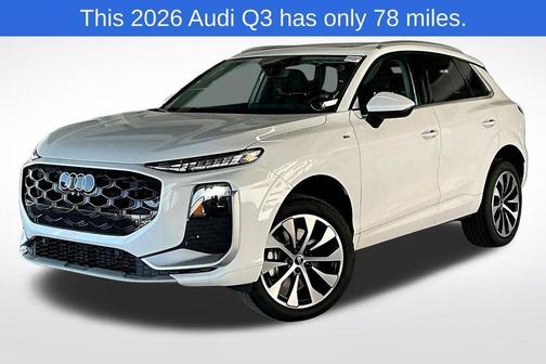White 2026 Audi Q3 S line