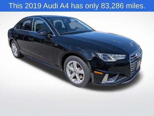 Brilliant Black 2019 Audi A4 2.0T Premium