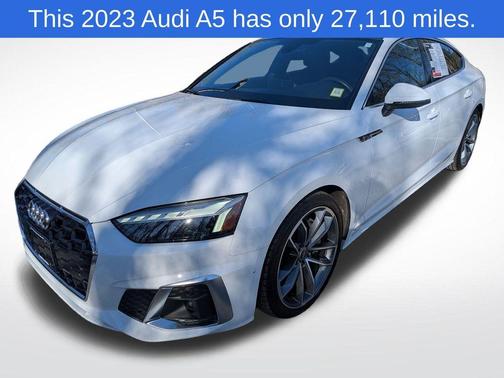 Ibis White 2023 Audi A5 45 S line Premium Plus