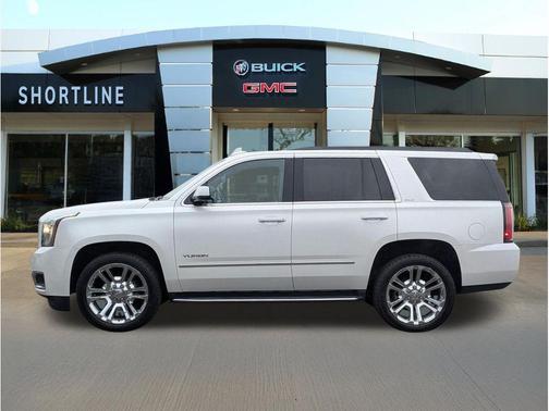 White Frost Tricoat 2019 GMC Yukon SLT