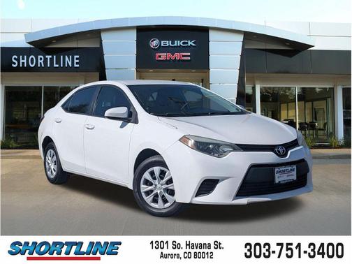 Super White 2014 Toyota Corolla L