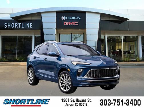 Ocean Blue Metallic 2024 Buick Encore GX Avenir