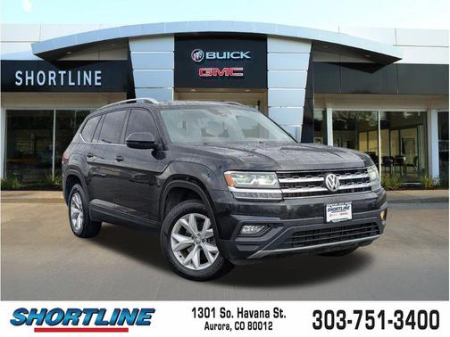 Deep Black Pearl 2018 Volkswagen Atlas 3.6L SE