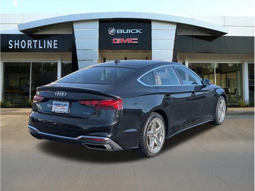 Brilliant Black 2021 Audi A5 Sportback 45 S Line Premium