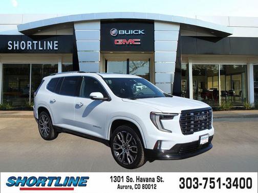 Glacier White Tricoat 2026 GMC Acadia Denali