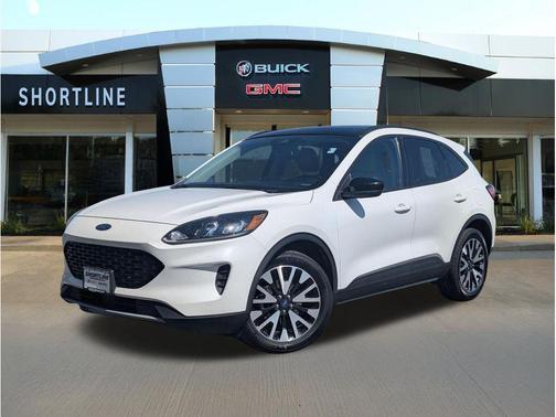 Star White Metallic Tri-Coat 2020 Ford Escape SE