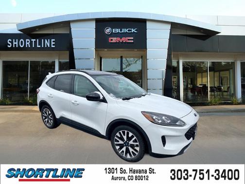 Star White Metallic Tri-Coat 2020 Ford Escape SE