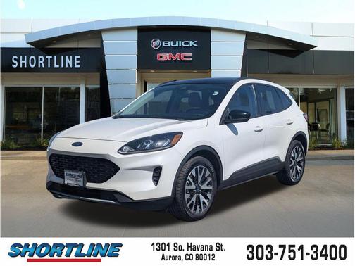 Star White Metallic Tri-Coat 2020 Ford Escape SE