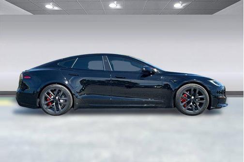 Solid Black 2024 Tesla Model S Plaid
