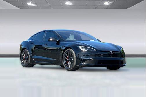 Solid Black 2024 Tesla Model S Plaid