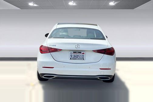 Polar White 2023 Mercedes-Benz C-Class Sedan