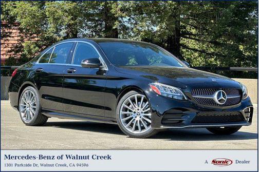 Black 2021 Mercedes-Benz C-Class Sedan
