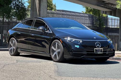Obsidian Black Metallic 2024 Mercedes-Benz EQS 450 4MATIC