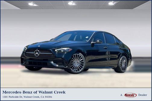 Black 2023 Mercedes-Benz C-Class C 300 4MATIC