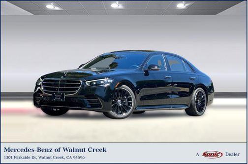 Black 2023 Mercedes-Benz S-Class 4MATIC