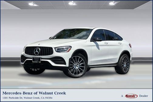 Polar White 2021 Mercedes-Benz GLC 300 4MATIC Coupe