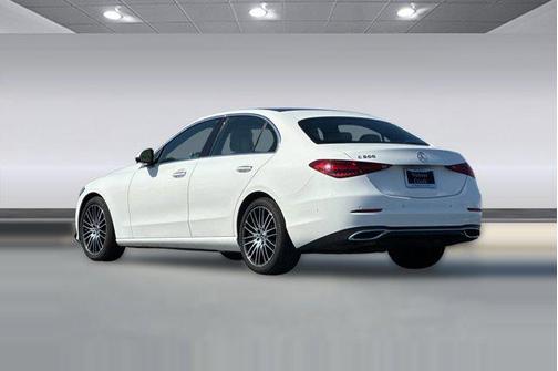 Polar White 2023 Mercedes-Benz C-Class Sedan