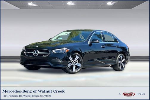 Black 2026 Mercedes-Benz C-Class C 300 4MATIC