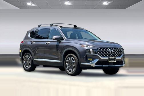 Lagoon Blue 2022 Hyundai Santa Fe Plug-In Hybrid Limited